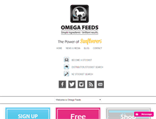 Tablet Screenshot of omegafeeds.com.au